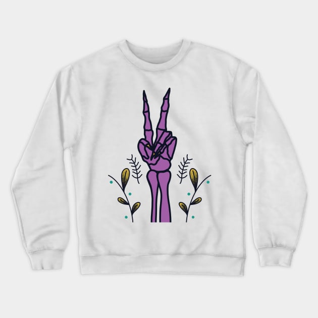 Ghoulish Goddess Crewneck Sweatshirt by frankenstipple